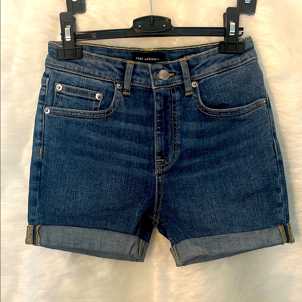 Women's Blue Denim Shorts